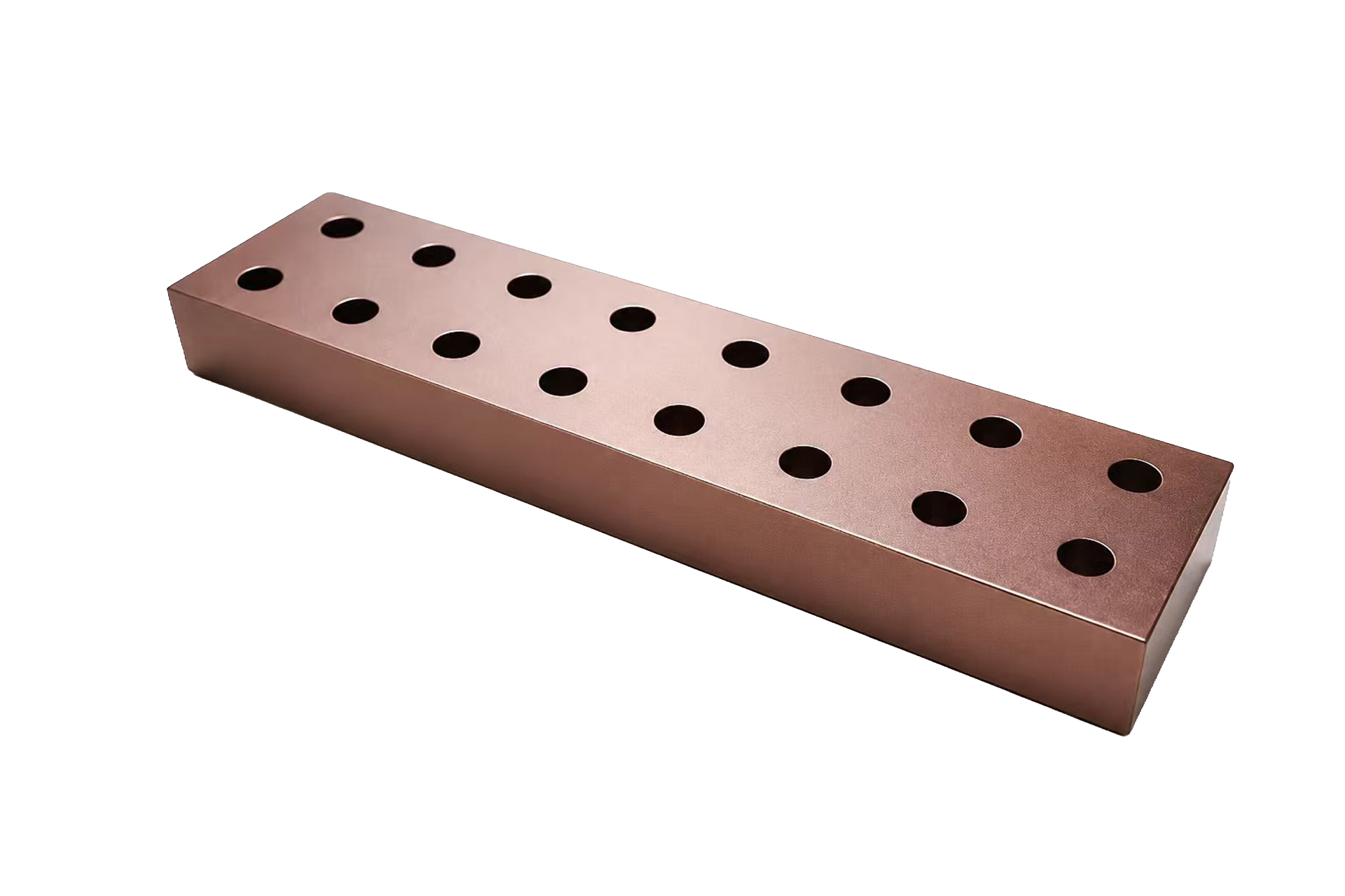 Rose Bronze Bassoon Reed Drying Rack cutout on a transparent background.
