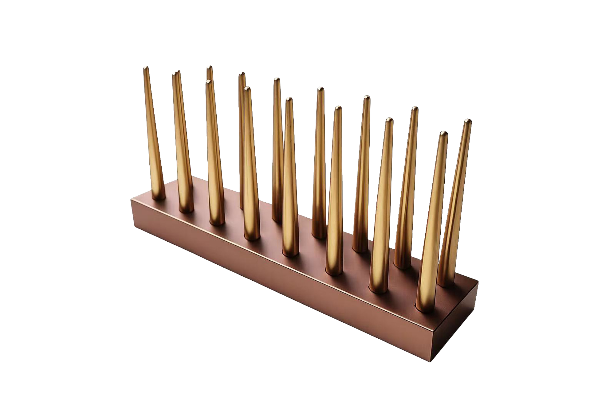 HY forming pin full set cutout on a transparent background.