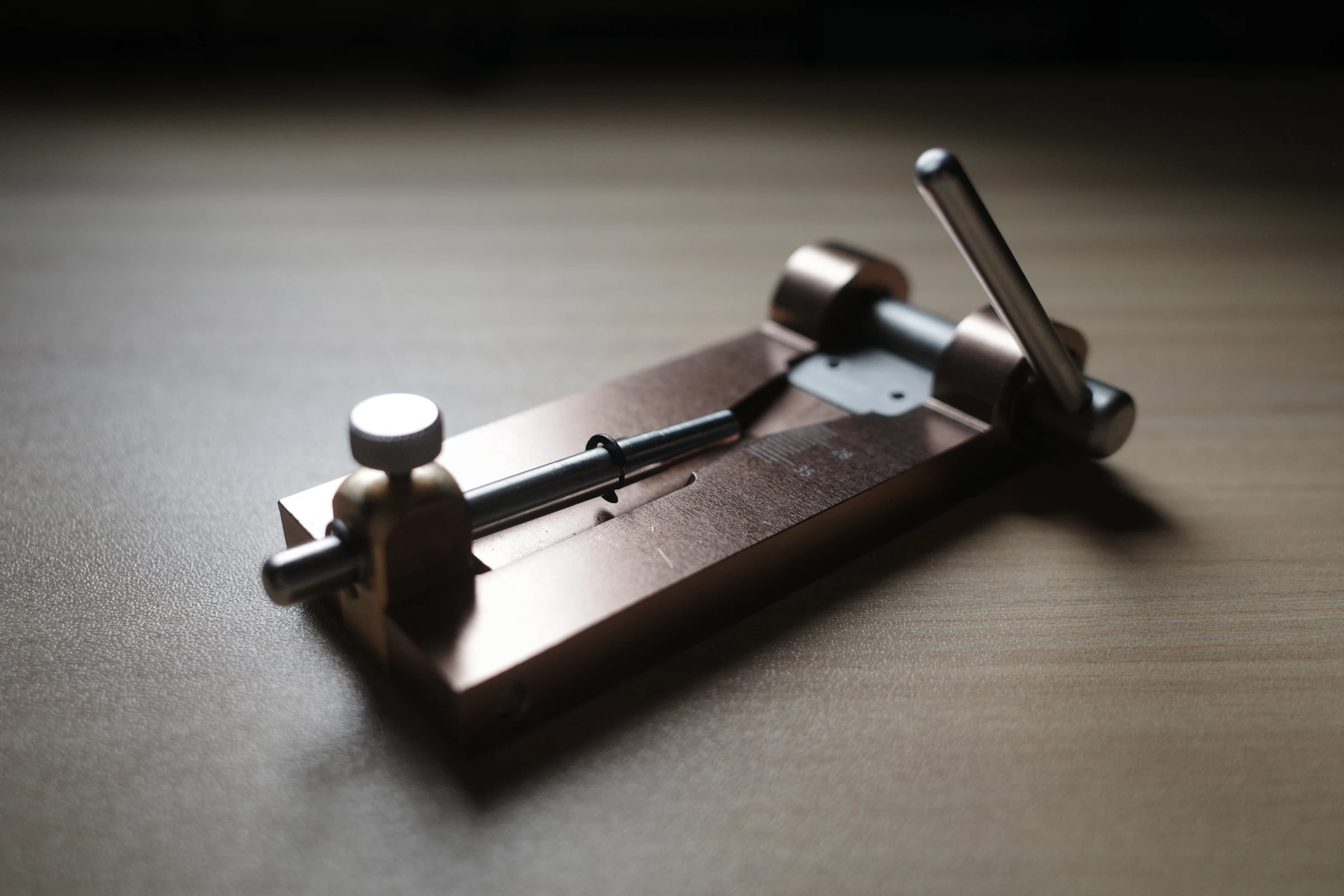 HY Rotary Tip Cutter angled view on a workbench. thumbnail